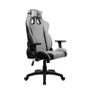 Silla gaming arozzi Avanti SoftFabric gris claro – ergonómica con respaldo alto, tapizado de tela, reposabrazos ajustables, ajuste de inclinación y altura