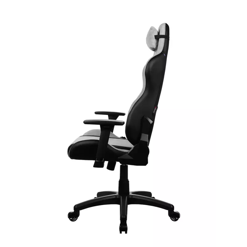 Silla gaming arozzi Avanti SoftFabric gris claro – ergonómica con respaldo alto, tapizado de tela, reposabrazos ajustables, ajuste de inclinación y altura