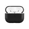 Funda protectora de piel FIXED FIXLPM-999-BK para auriculares con compatibilidad MagSafe, negra