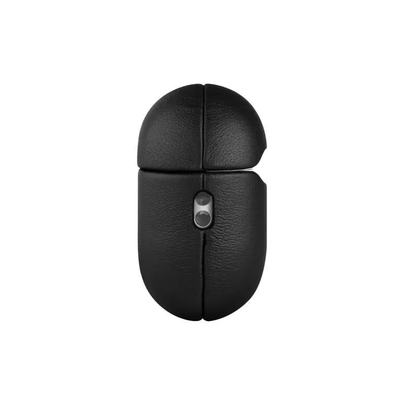 Funda protectora de piel FIXED FIXLPM-999-BK para auriculares con compatibilidad MagSafe, negra