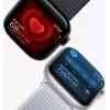 Smartwatch Apple Watch Series 10 GPS 46mm caja de aluminio plateado con correa deportiva Denim – M/L