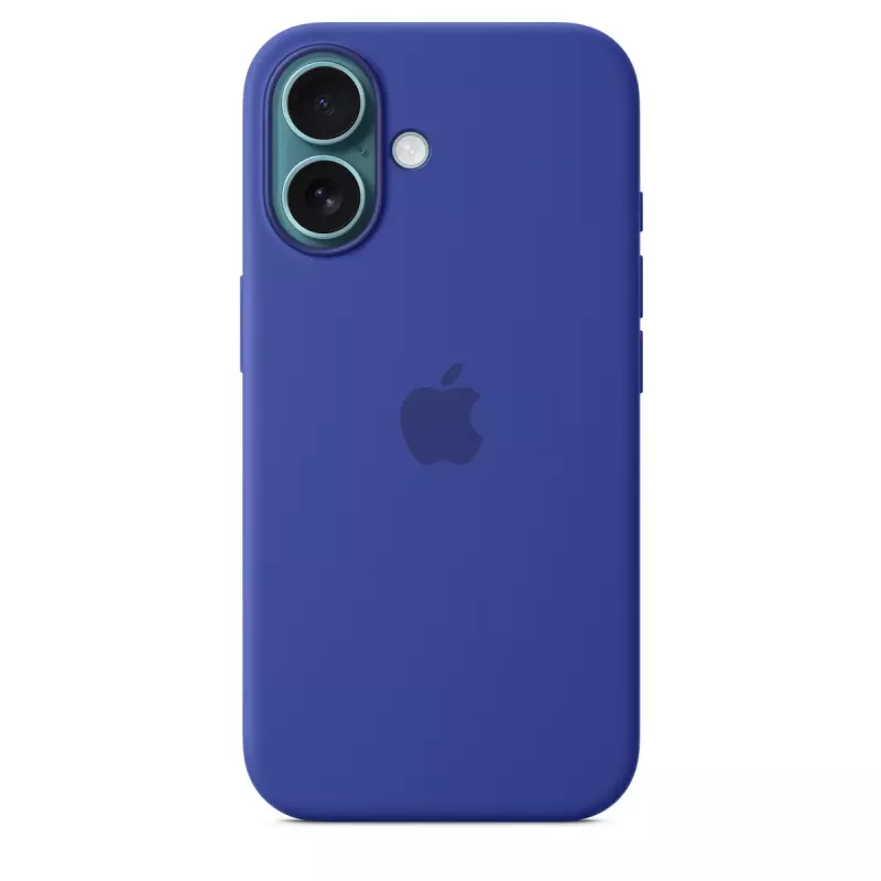 APPLE Funda de silicona Apple con MagSafe iPhone 16 ultramarino