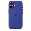 APPLE Funda de silicona Apple con MagSafe iPhone 16 ultramarino