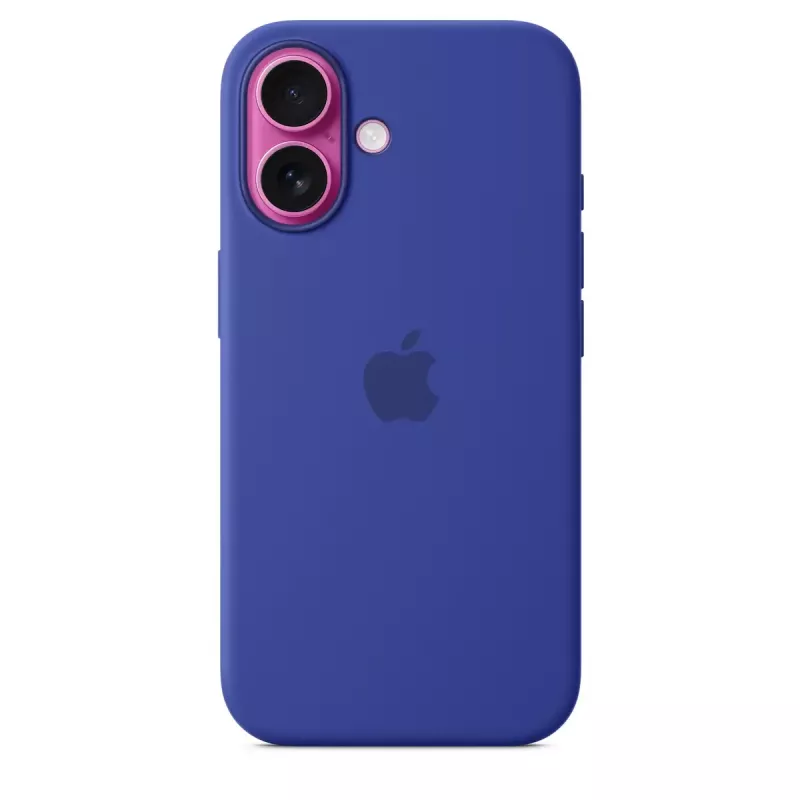 APPLE Funda de silicona Apple con MagSafe iPhone 16 ultramarino