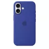 APPLE Funda de silicona Apple con MagSafe iPhone 16 ultramarino