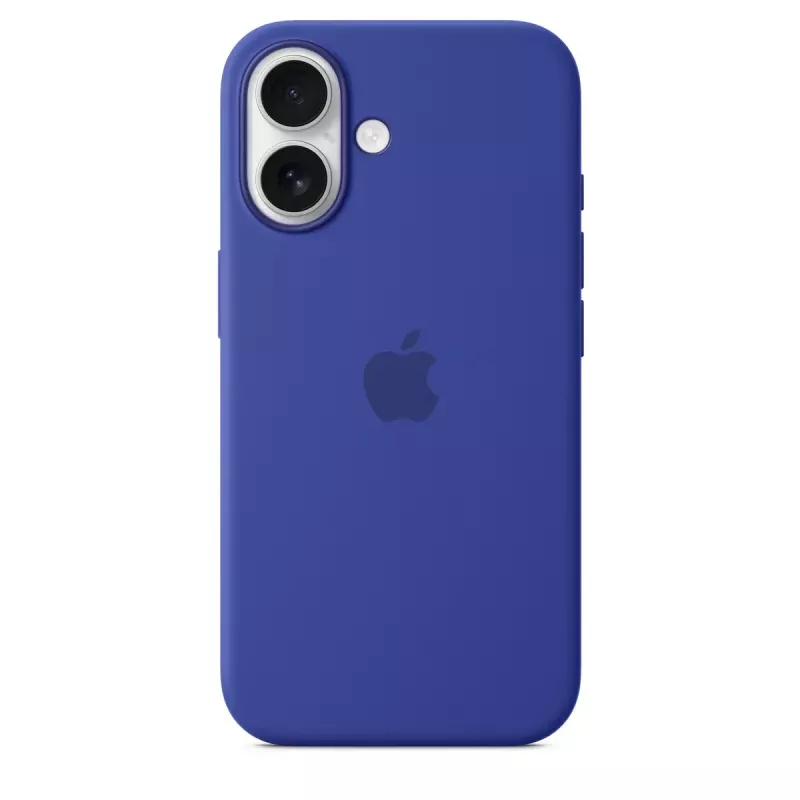 APPLE Funda de silicona Apple con MagSafe iPhone 16 ultramarino