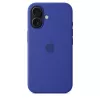 APPLE Funda de silicona Apple con MagSafe iPhone 16 ultramarino