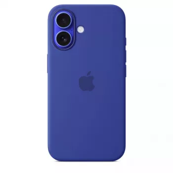 APPLE Funda de silicona Apple con MagSafe iPhone 16 ultramarino