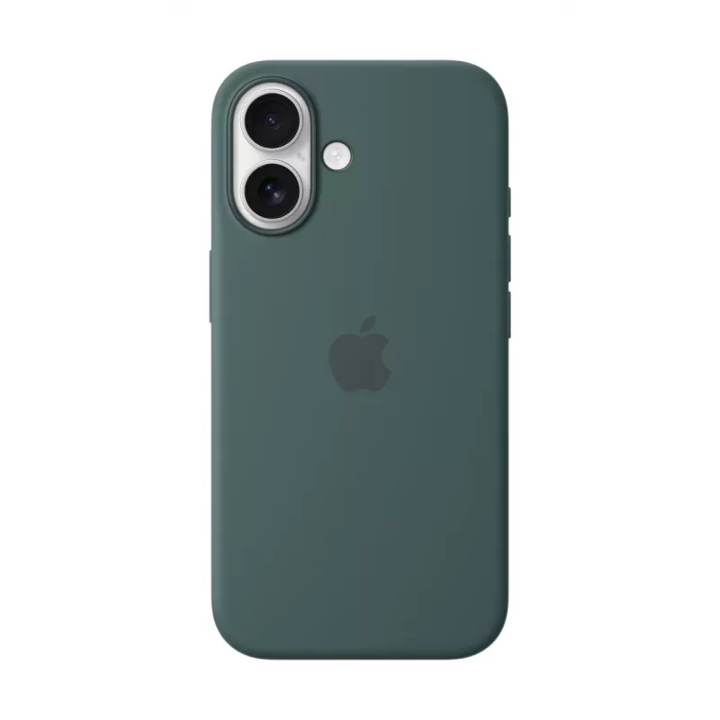 APPLE Funda de silicona Apple con MagSafe para iPhone 16 verde mar
