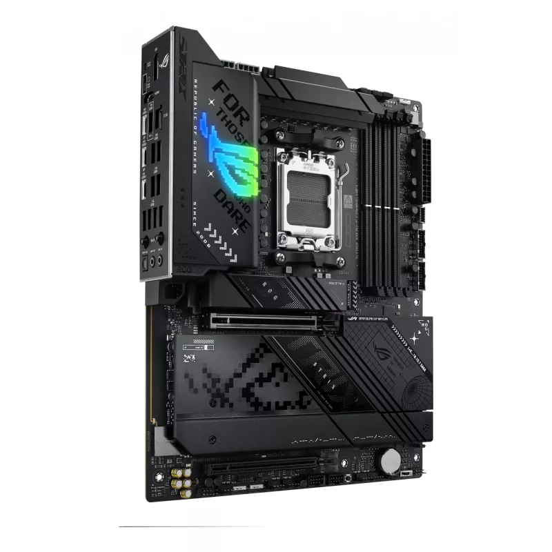 Placa base ASUS ROG STRIX X870-F GAMING WIFI — AMD X870, socket AM5, ATX, DDR5, 4x DIMM, Wi‑Fi 7, BT 5.4