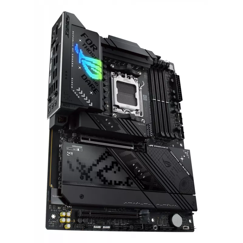 Placa base ASUS ROG STRIX X870-F GAMING WIFI — AMD X870, socket AM5, ATX, DDR5, 4x DIMM, Wi‑Fi 7, BT 5.4
