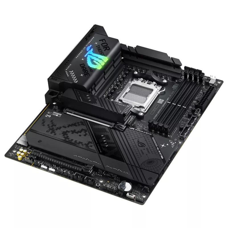 Placa base ASUS ROG STRIX X870-F GAMING WIFI — AMD X870, socket AM5, ATX, DDR5, 4x DIMM, Wi‑Fi 7, BT 5.4