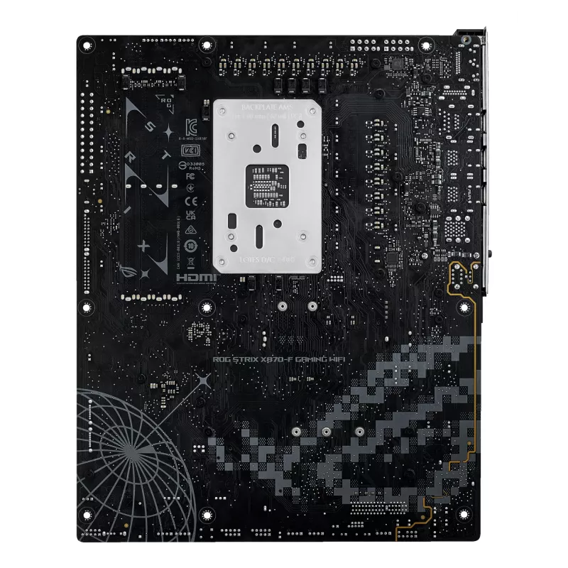 Placa base ASUS ROG STRIX X870-F GAMING WIFI — AMD X870, socket AM5, ATX, DDR5, 4x DIMM, Wi‑Fi 7, BT 5.4