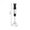 Batidora de mano Tefal Quickchef+ HB671830 1000 W negra, acero inoxidable