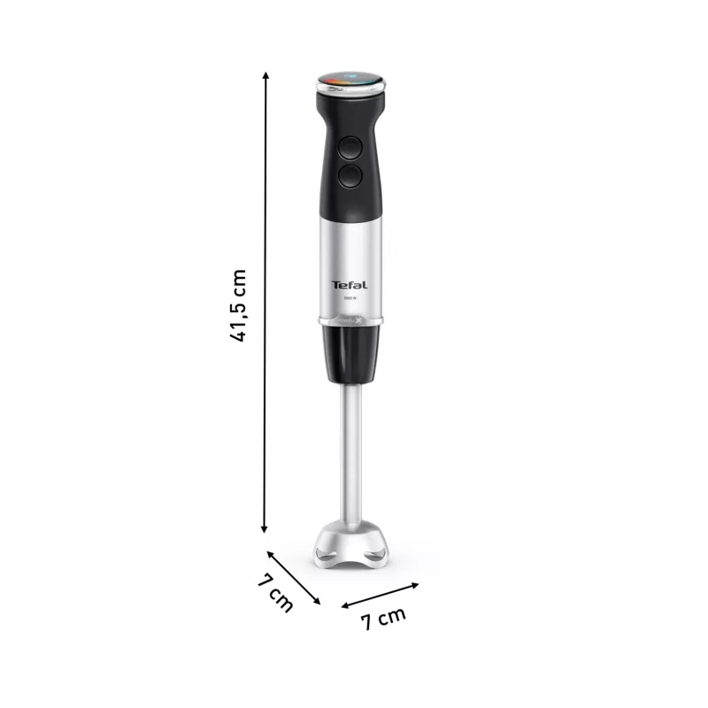 Batidora de mano Tefal Quickchef+ HB671830 1000 W negra, acero inoxidable