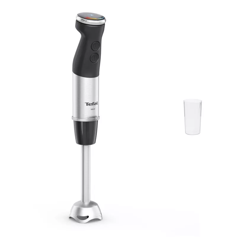 Batidora de mano Tefal Quickchef+ HB671830 1000 W negra, acero inoxidable