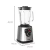 Batidora de vaso Tefal Perfectmix+ BL871D 1,5 L 1200 W acero inoxidable, gris