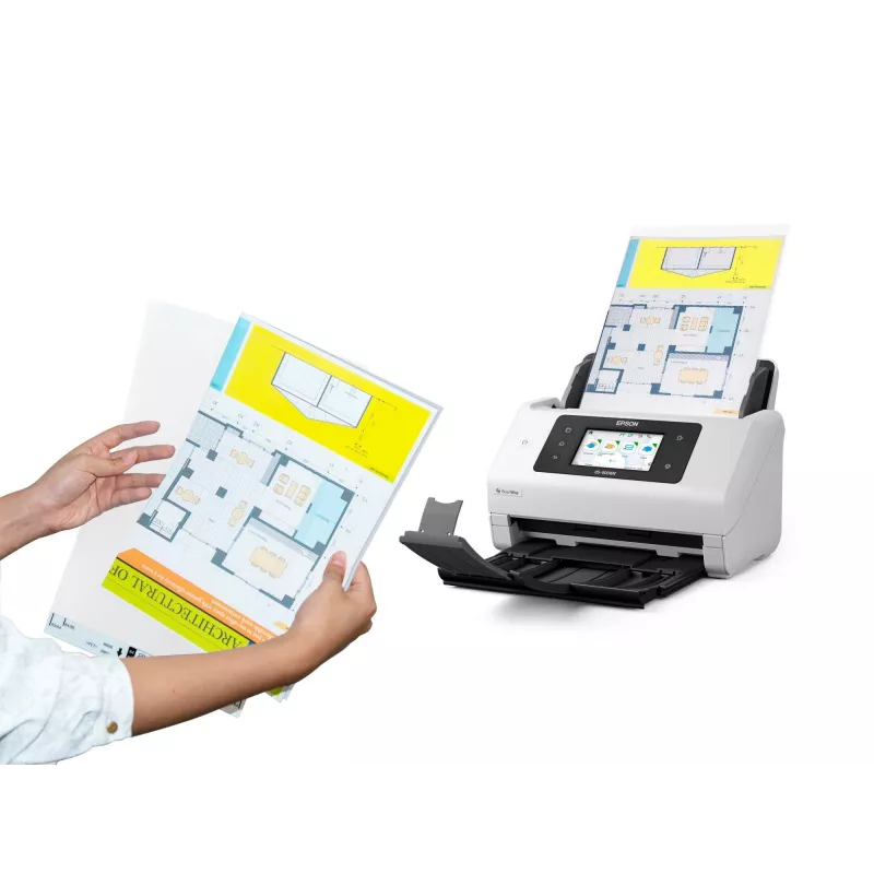 Escáner de alimentación Epson WorkForce DS-900WN 600 x 600 DPI A4 blanco