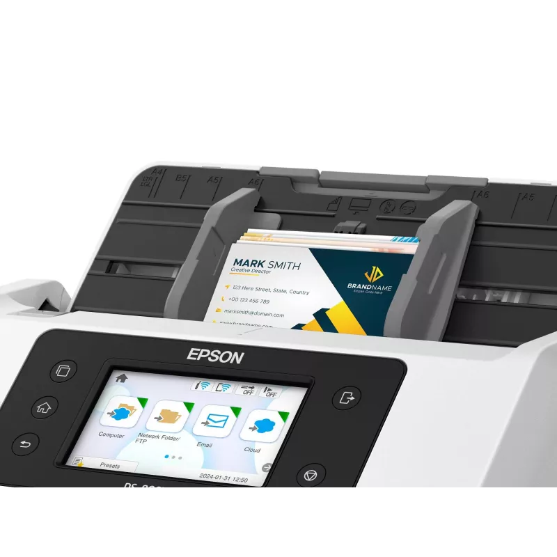 Escáner de alimentación Epson WorkForce DS-900WN 600 x 600 DPI A4 blanco