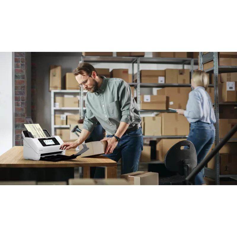 Escáner de alimentación Epson WorkForce DS-900WN 600 x 600 DPI A4 blanco
