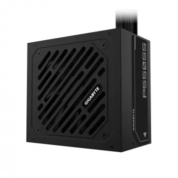 Fuente de alimentación GIGABYTE P550SS - PCIe 5.0, 80 PLUS Silver, ventilador de 120 mm, compatible con ATX 3.0, enchufe EU