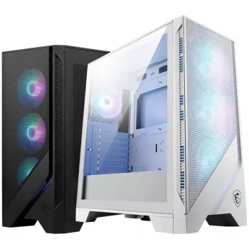 Caja de PC MSI MAG FORGE 320R AIRFLOW Micro Tower blanca
