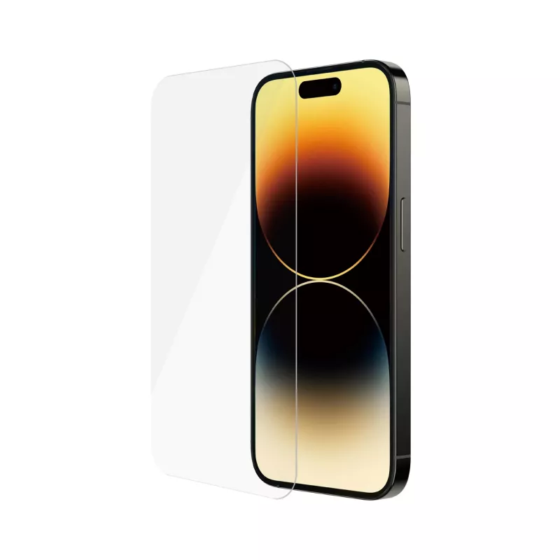 Protector de pantalla PanzerGlass SAFE. by ® para Apple iPhone 14 Pro Ultra-Wide Fit, resistente a arañazos y golpes