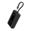 Batería portátil Anker Zolo 10000mAh, carga ultrarrápida 30W, cable USB-C integrado, negra