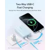 Batería portátil Anker Zolo 10000mAh, carga ultrarrápida 30W, cable USB-C integrado, negra