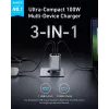 Cargador de dispositivos móviles Anker A2688341 universal negro AC interior 110–240 V 1 USB 2.0 2 USB-C