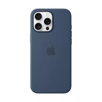 APPLE Funda de silicona con MagSafe para iPhone 16 Pro Max Denim