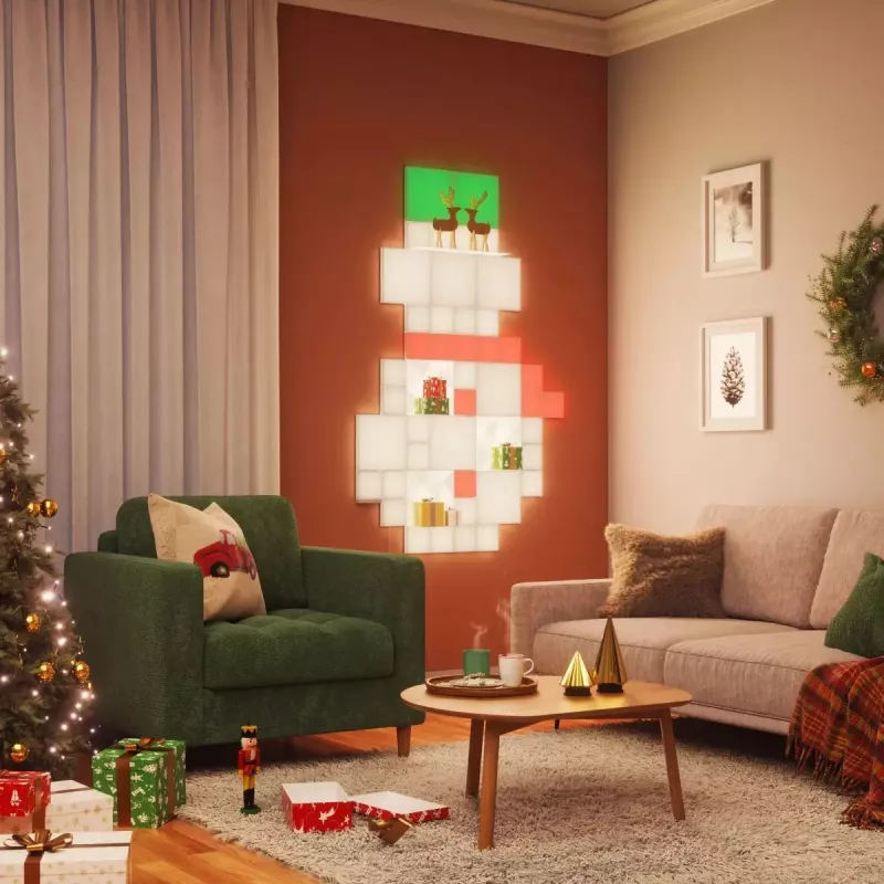 Kit de ampliación de paneles Nanoleaf Blocks N8100E00-2BS — 2 paneles LED modulares, 16 millones de colores