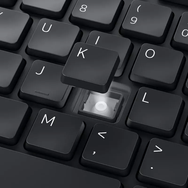 DELL KB525C Teclado de oficina USB QWERTY US International, negro