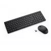 DELL KM555 Teclado silencioso Ratón incluido Universal RF Wireless + Bluetooth QWERTY US International Negro