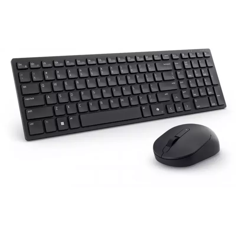 DELL KM555 Teclado silencioso Ratón incluido Universal RF Wireless + Bluetooth QWERTY US International Negro