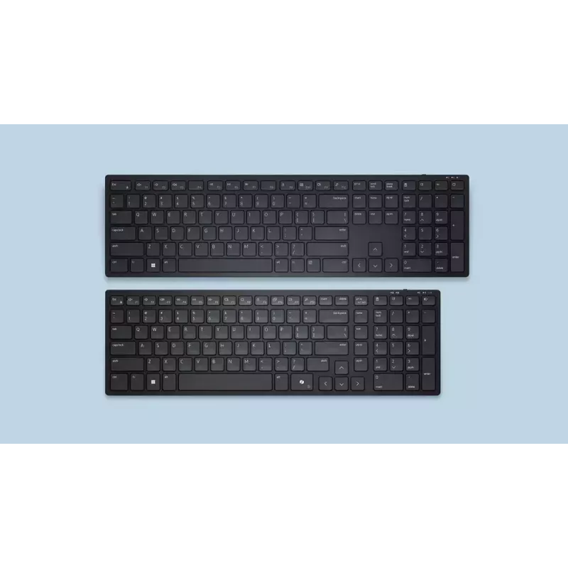 DELL KM555 Teclado silencioso Ratón incluido Universal RF Wireless + Bluetooth QWERTY US International Negro