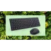 DELL KM555 Teclado silencioso Ratón incluido Universal RF Wireless + Bluetooth QWERTY US International Negro