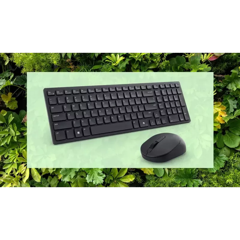 DELL KM555 Teclado silencioso Ratón incluido Universal RF Wireless + Bluetooth QWERTY US International Negro
