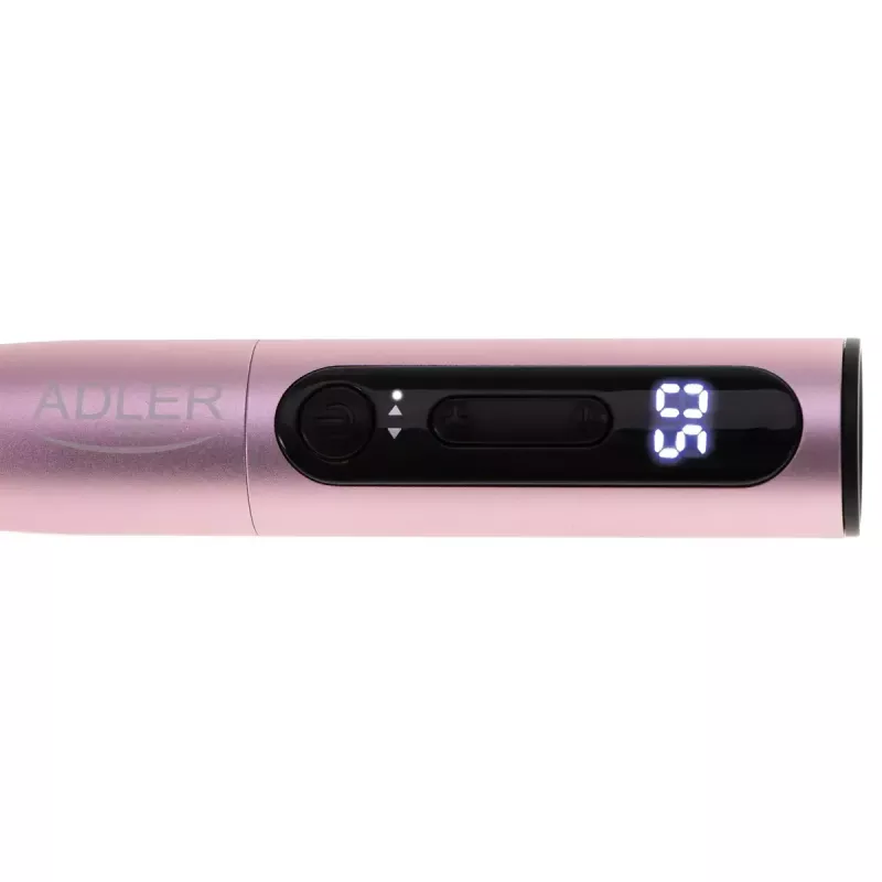 Set de taladros de manicura y pedicura Adler AD 2181 - 5 niveles de potencia, rosa