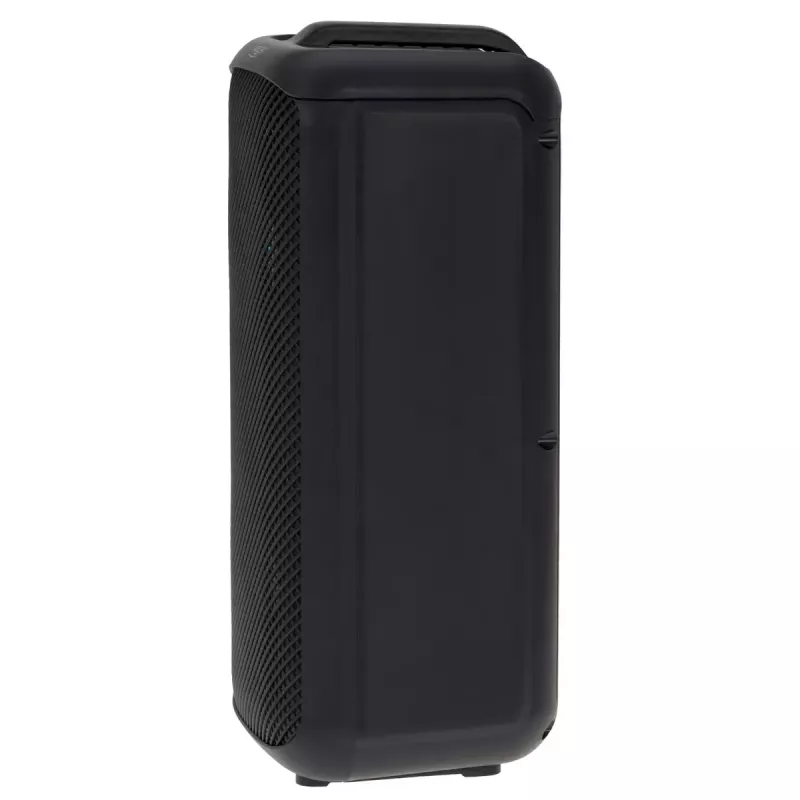 Altavoz portátil Adler AD 1903, 2×5 W, Bluetooth, radio FM, LED, batería de 1500 mAh, AUX, USB, negro