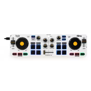 Hercules 4780921 Controlador DJ 2 canales Negro, Blanco, Amarillo