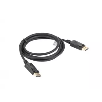 Cable DisplayPort M/M LANBERG 19 pines V1.2 4k 1,8 m negro
