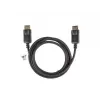 Cable DisplayPort M/M LANBERG 19 pines V1.2 4k 1,8 m negro
