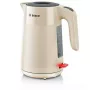 Hervidor de agua Bosch TWK2M167 1,7 L 2400 W, inalámbrico con base 360°, apagado automático, protección contra ebullición en seco