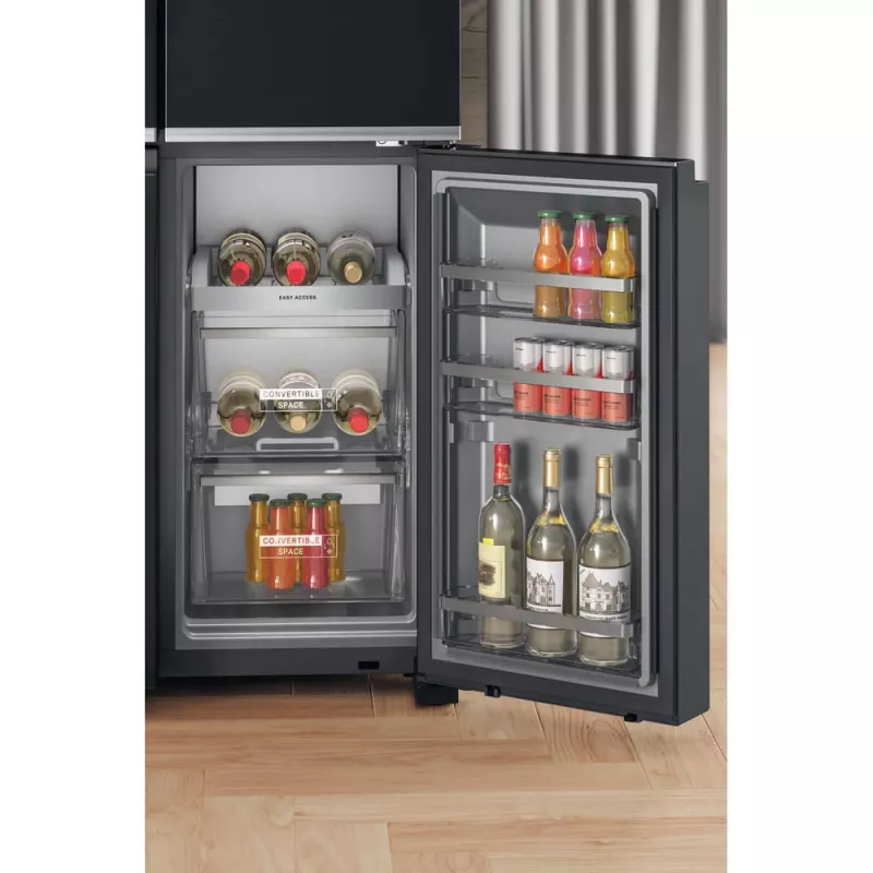 Frigorífico side-by-side Whirlpool WQ9I FO2BX EF independiente 592 L negro