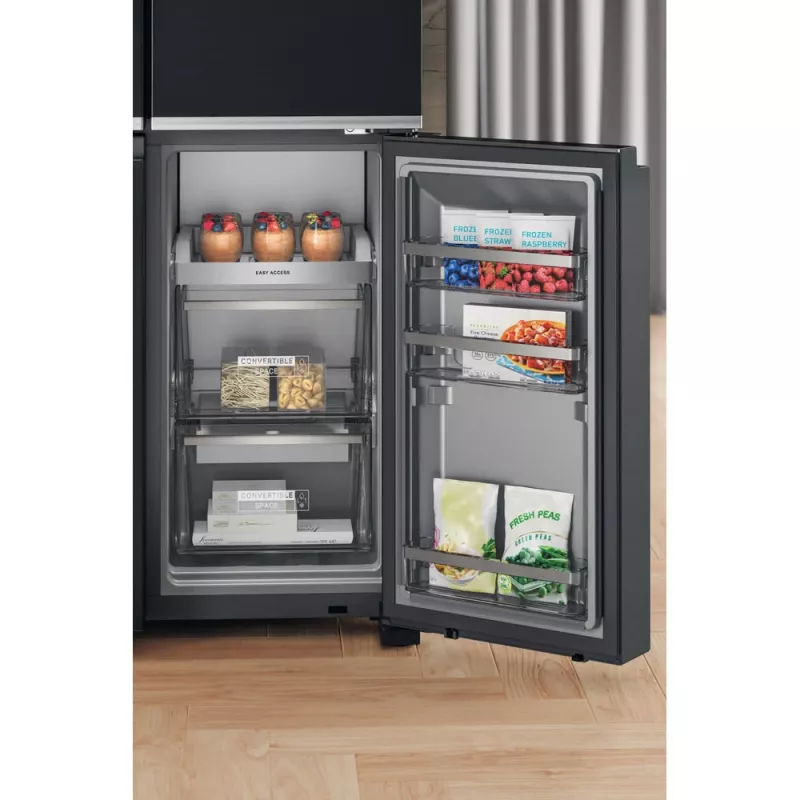 Frigorífico side-by-side Whirlpool WQ9I FO2BX EF independiente 592 L negro