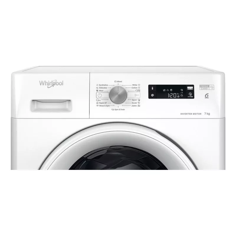 Lavadora Whirlpool FFS 7469 W EE carga frontal 7 kg 1351 rpm blanca