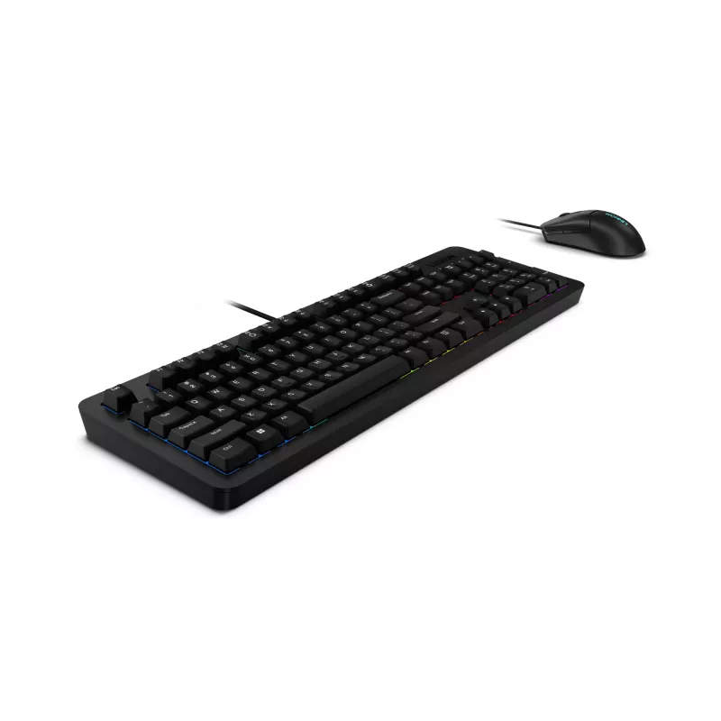 Teclado y ratón Lenovo GX31N91913 gaming USB US inglés negro