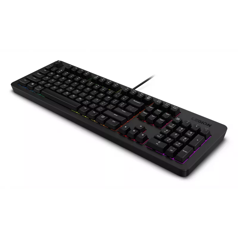 Teclado y ratón Lenovo GX31N91913 gaming USB US inglés negro