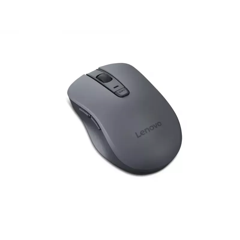 Ratón inalámbrico ambidiestro Lenovo WL310 Office – Bluetooth, óptico 1200 DPI, 6 botones, rueda, gris, a pilas